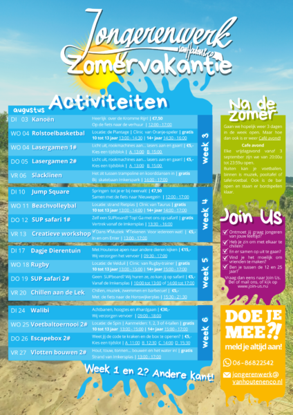 Zomeractiviteiten