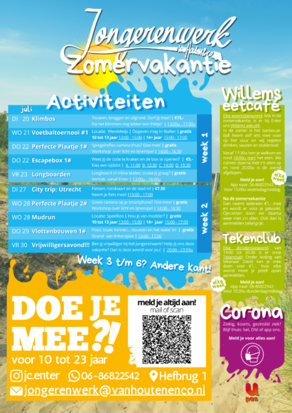 zomeractiviteiten